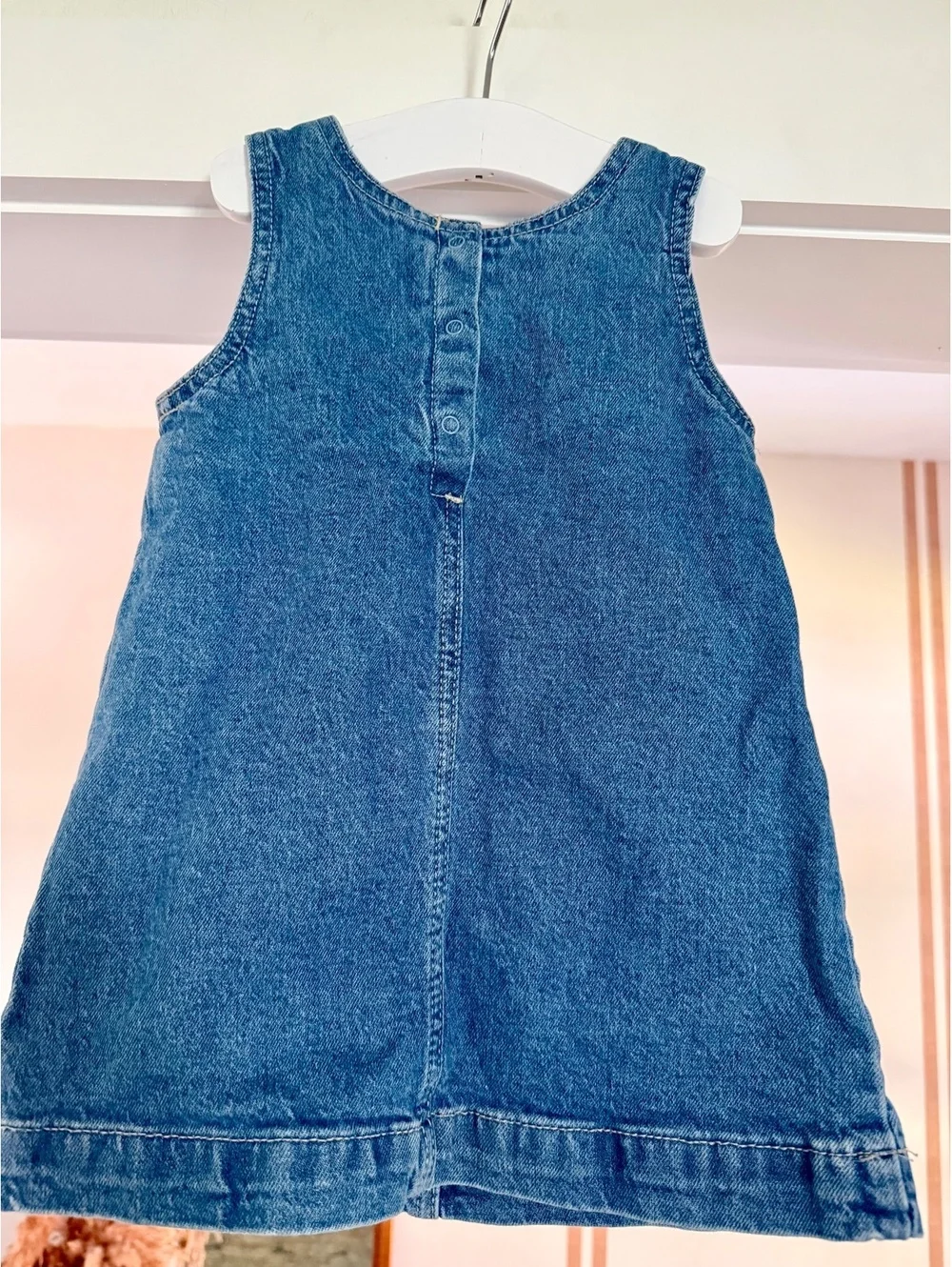 Gap Denim Heart Dress Sz 2 Years EUC